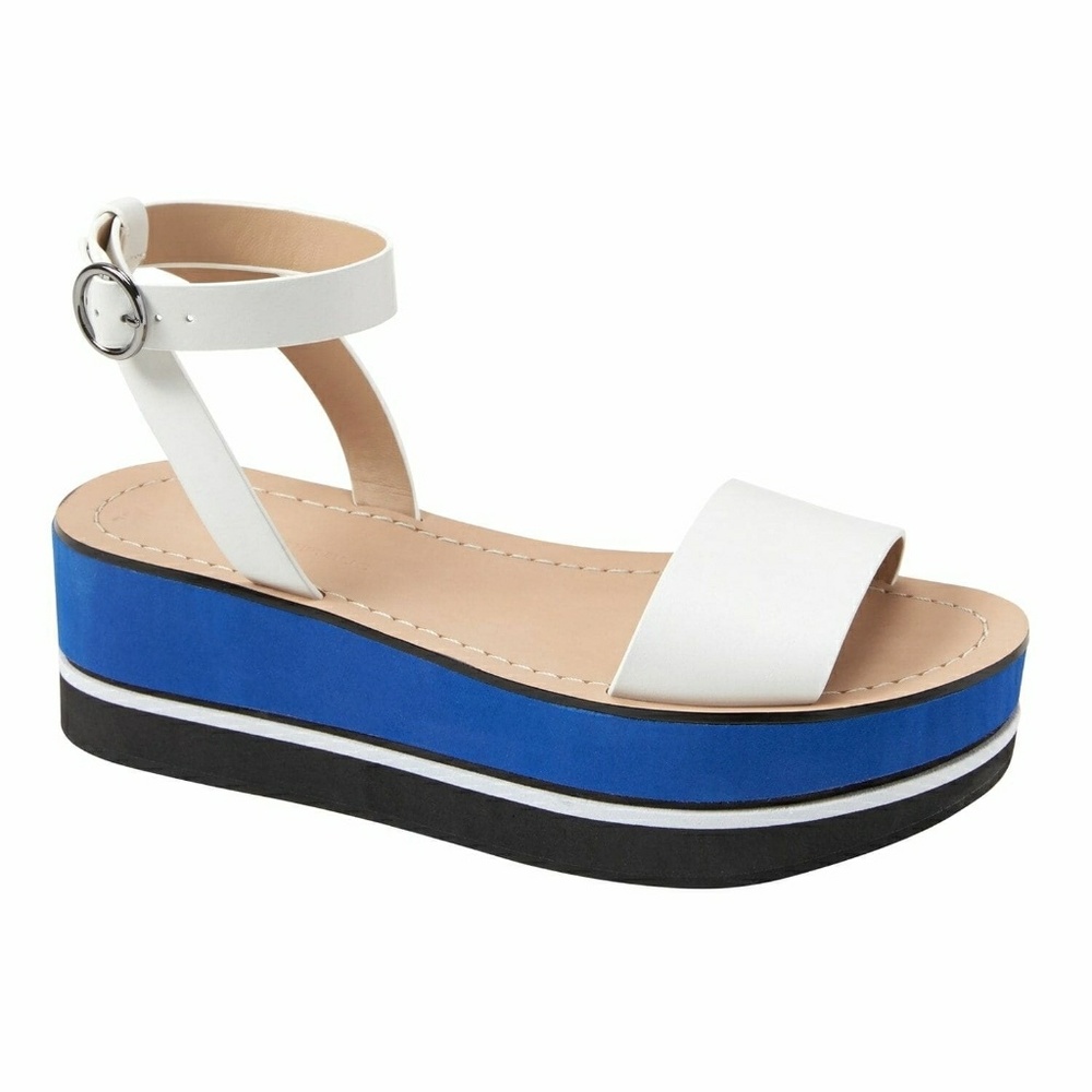 NWOB Banana Republic gorgeous platform wedes